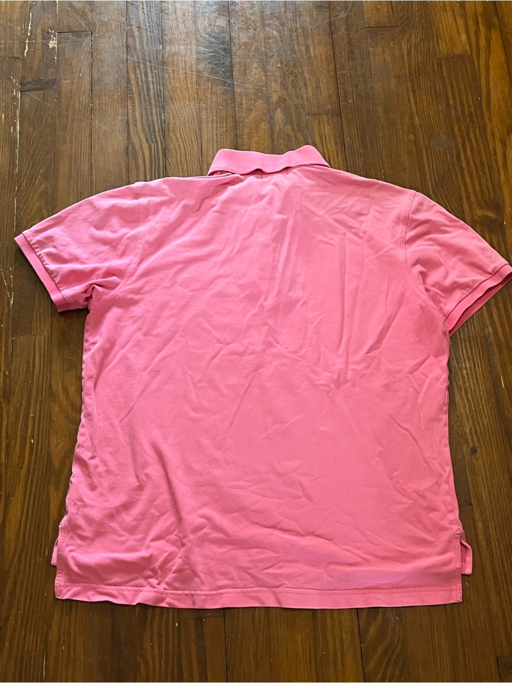 Southern Tide The Skipjack Polo Mens Large Coral Pink Cotton Stretch - Picture 5 of 5
